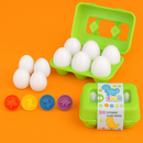 Caixa de ovos de encaixe - 6 peças