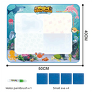 Tapete para desenho reutilizável com canetas a base de água