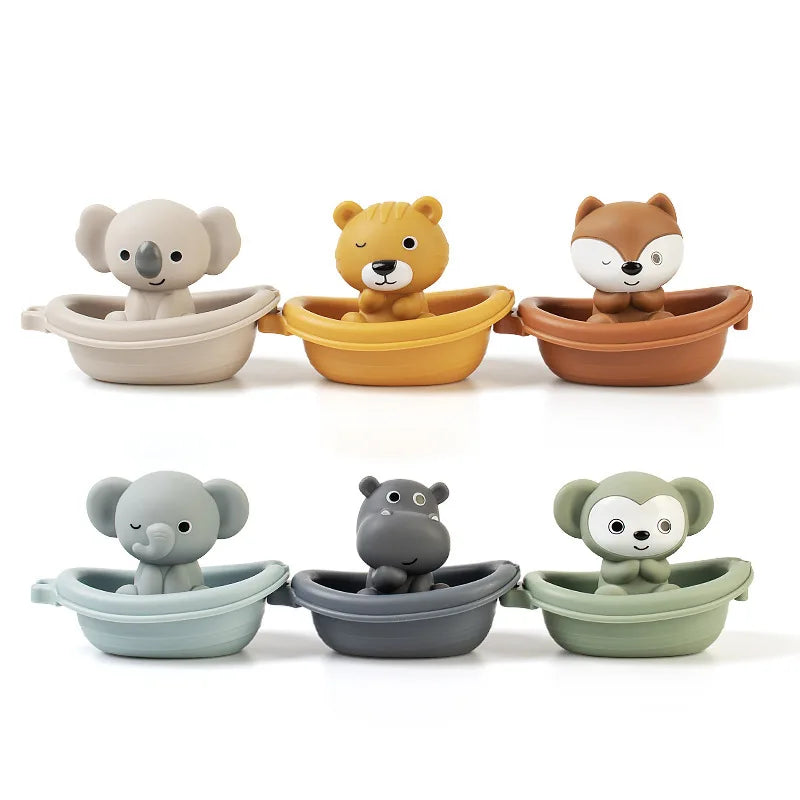 Família de lontras de silicone