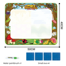 Tapete para desenho reutilizável com canetas a base de água