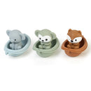 Família de lontras de silicone